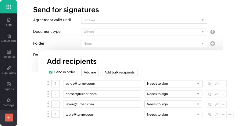 Configure Workflows​ Image for Sign Features Page - SpeakerFlow