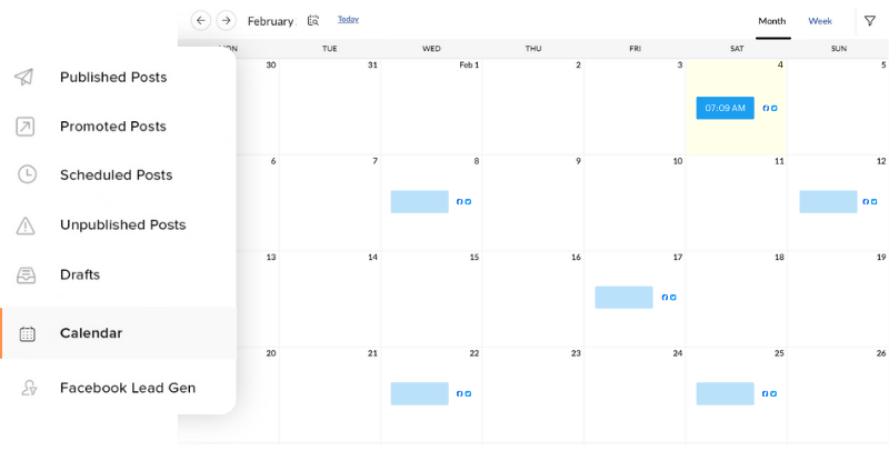 Content Calendar​ Image for Social Features Page - SpeakerFlow