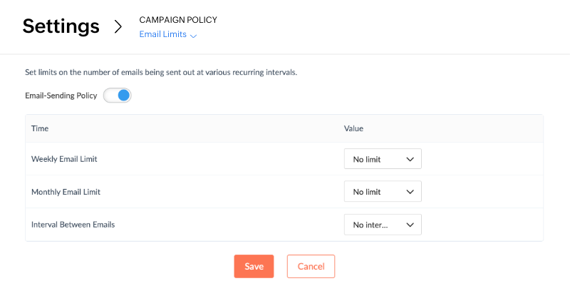 Email Cadences Image for Campaigns Features Page - SpeakerFlow