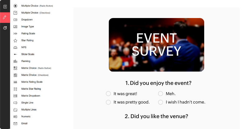 Event Feedback Image for Survey Features Page - SpeakerFlow