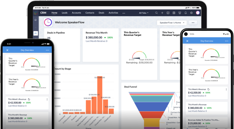Mobile Section Mockup for CRM Features Page (3) - SpeakerFlow