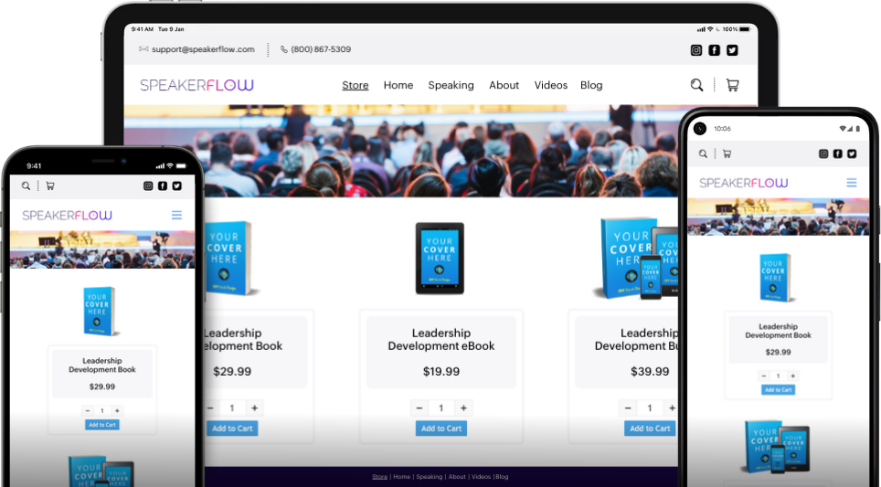 Mobile Section Mockup for Commerce Features Page (2) - SpeakerFlow