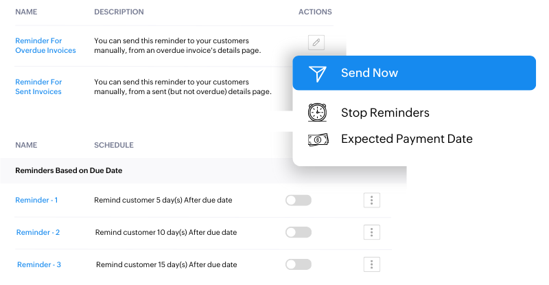 Automated Payment Reminders Image for Invoice Features Page - SpeakerFlow