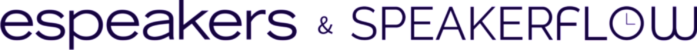 Dark Purple Logo for eSpeakers & SpeakerFlow Integration Page